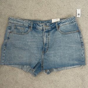 High rise OG straight jean shorts